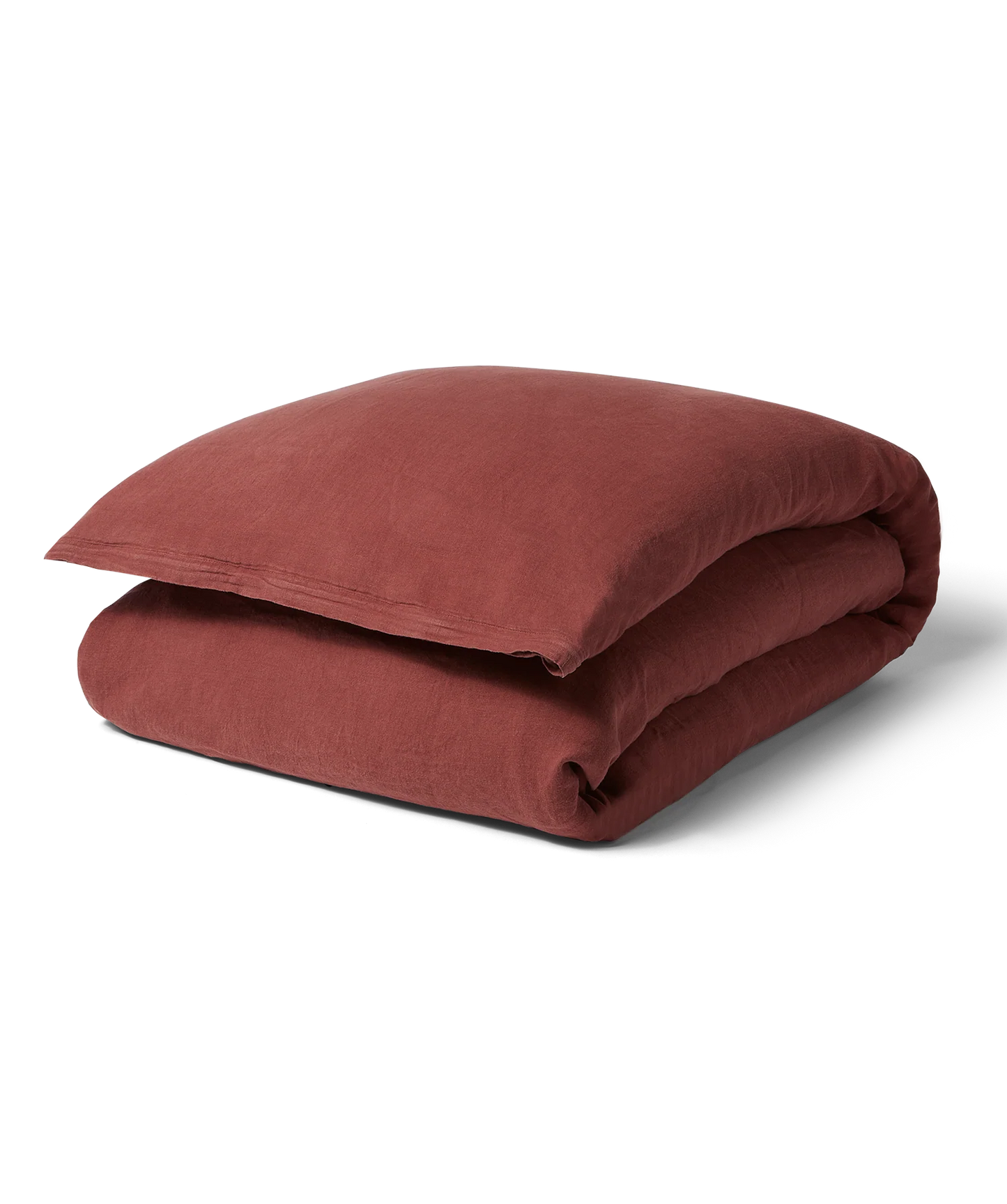 Linen Duvet Cover - Full/Queen - Terracota