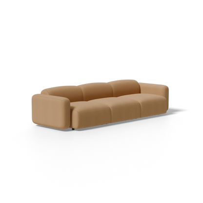 Three-Piece Soft Serve Sectional