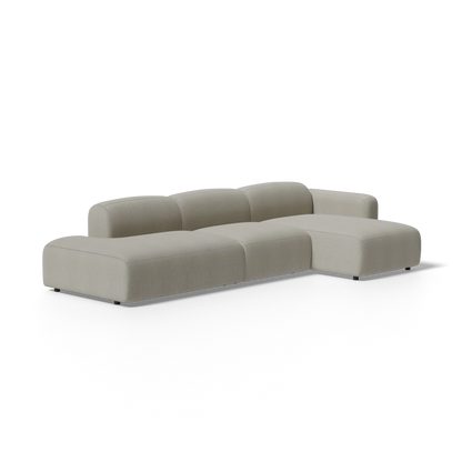 Three-Piece Soft Serve Sectional