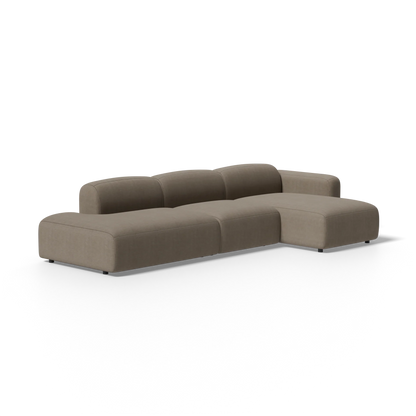 Three-Piece Soft Serve Sectional