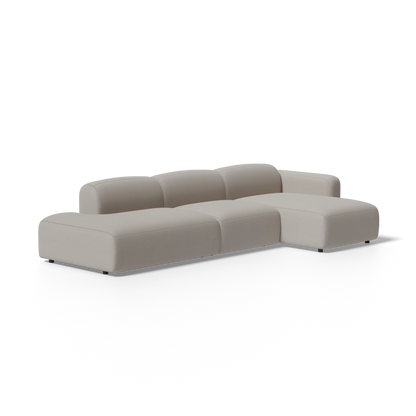 Three-Piece Soft Serve Sectional