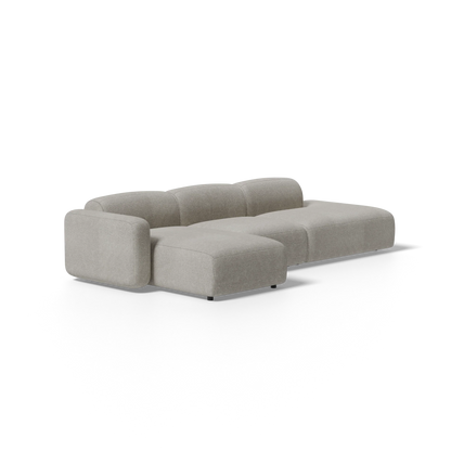 Three-Piece Soft Serve Sectional
