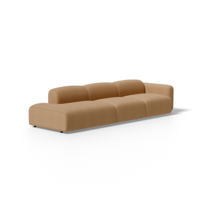 Three-Piece Soft Serve Sectional
