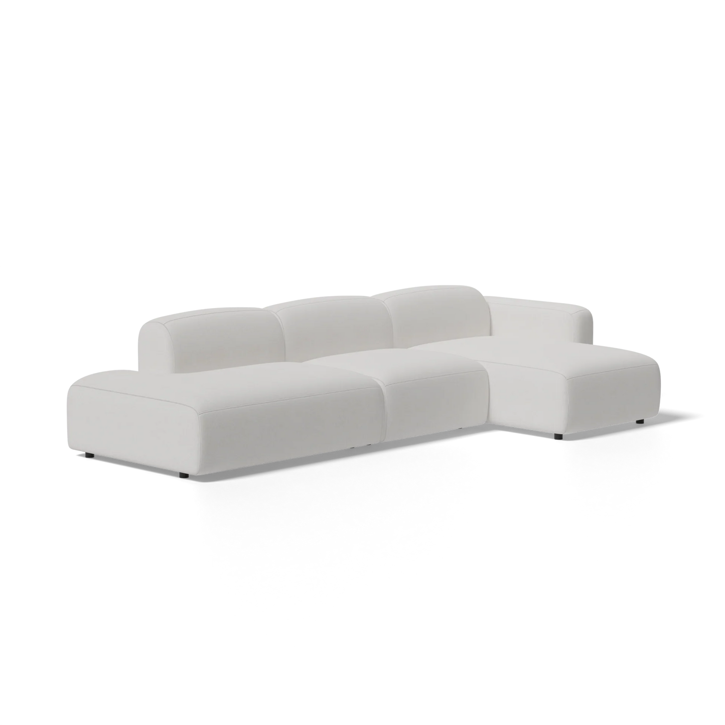 Three-Piece Soft Serve Sectional