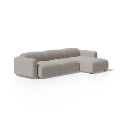 Three-Piece Soft Serve Sectional