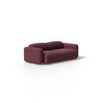 Two-Piece Soft Serve Sectional