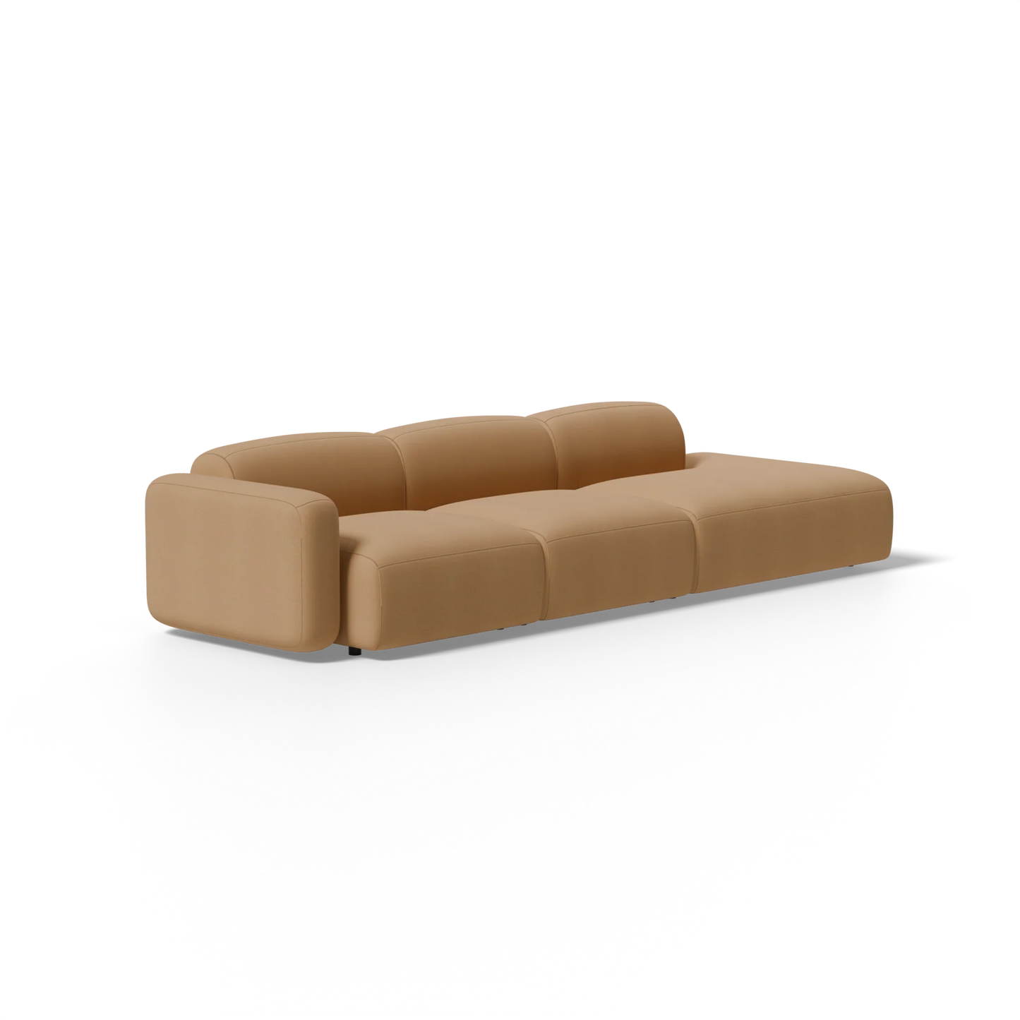 Three-Piece Soft Serve Sectional