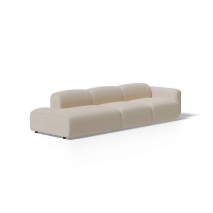 Three-Piece Soft Serve Sectional