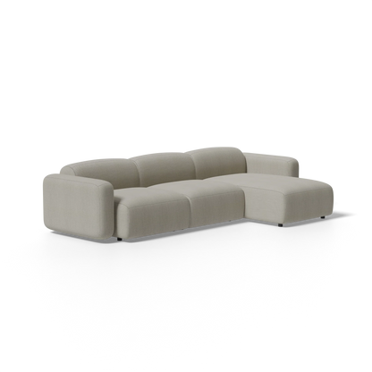 Three-Piece Soft Serve Sectional