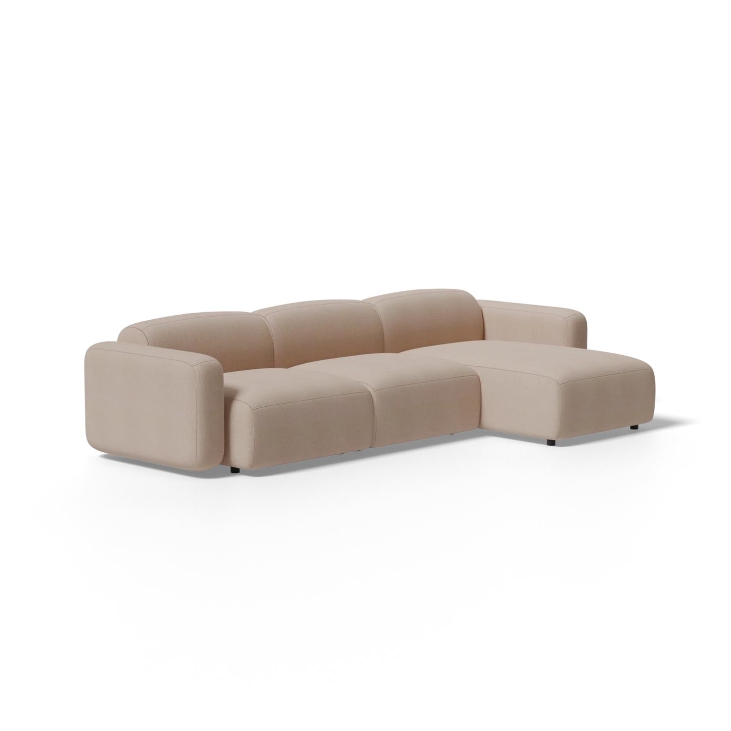 Three-Piece Soft Serve Sectional