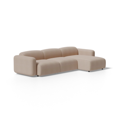 Three-Piece Soft Serve Sectional