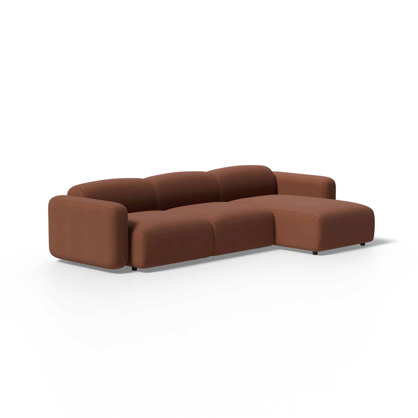 Three-Piece Soft Serve Sectional