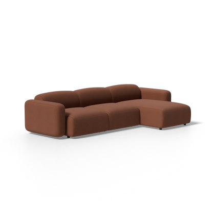 Three-Piece Soft Serve Sectional