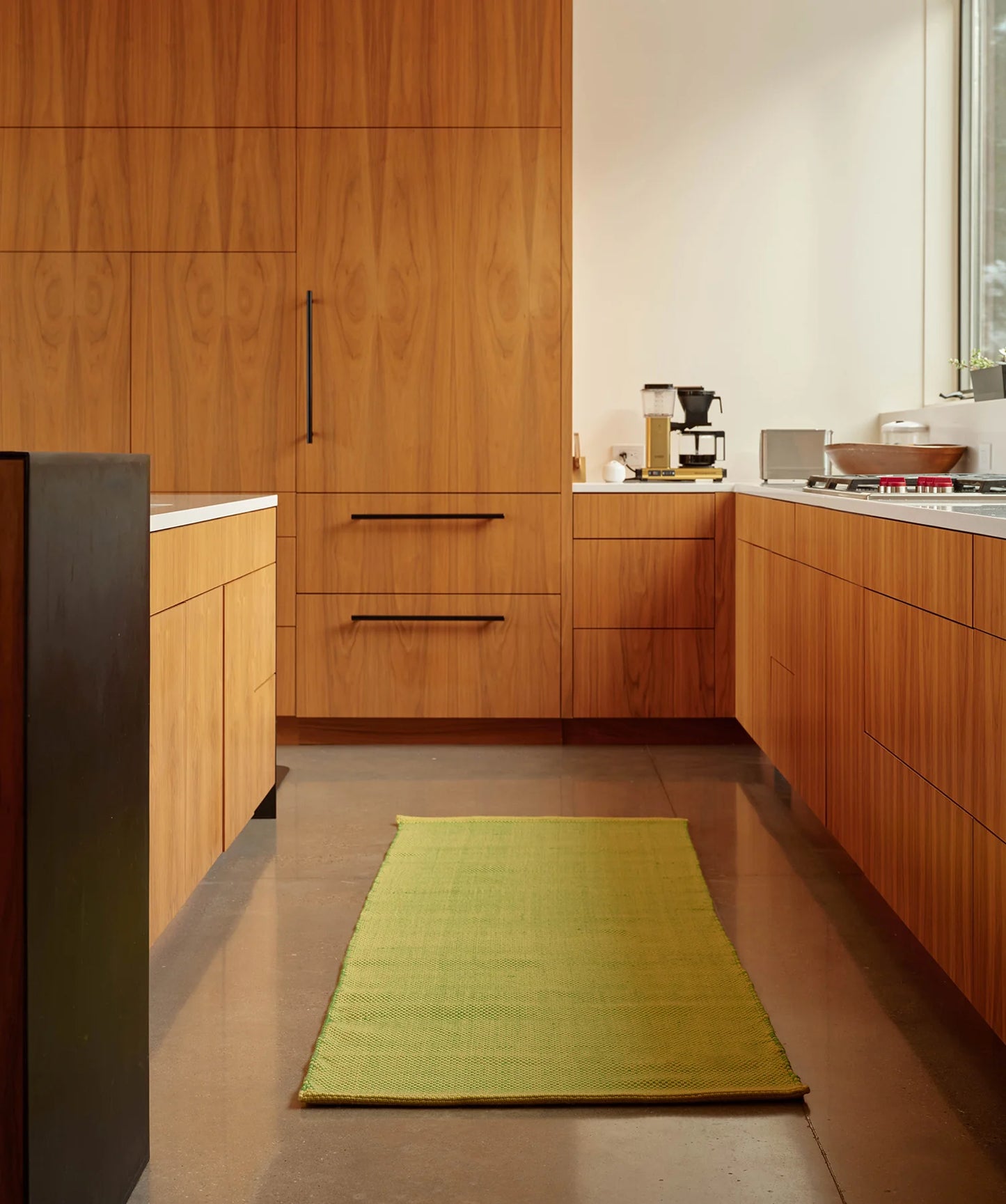 Grid Rug - Lime/Yellow