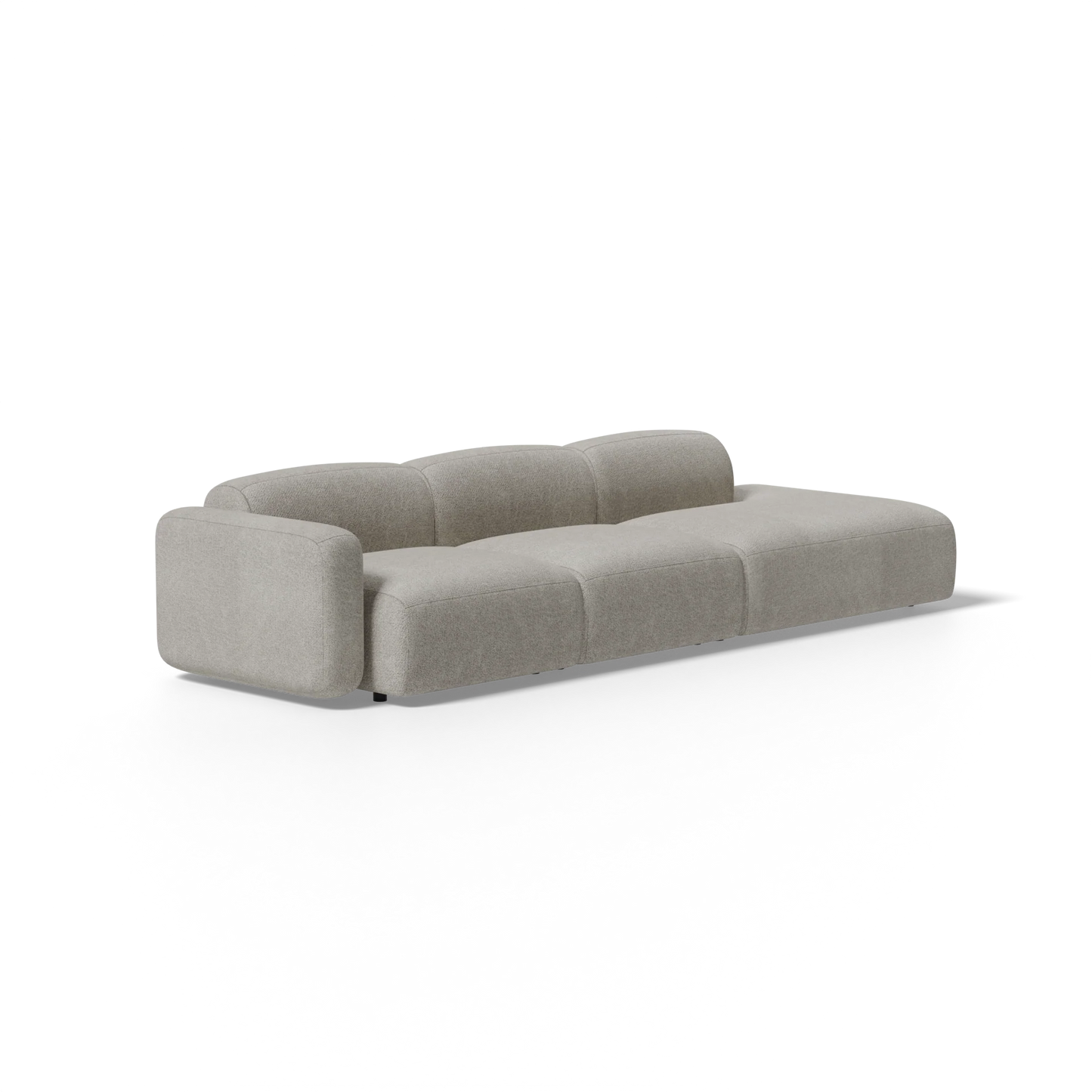 Three-Piece Soft Serve Sectional