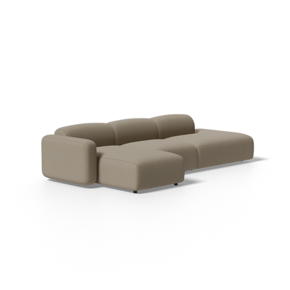 Three-Piece Soft Serve Sectional