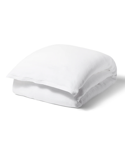 Linen Duvet Cover - Full/Queen - White