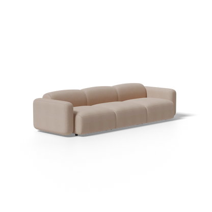 Three-Piece Soft Serve Sectional