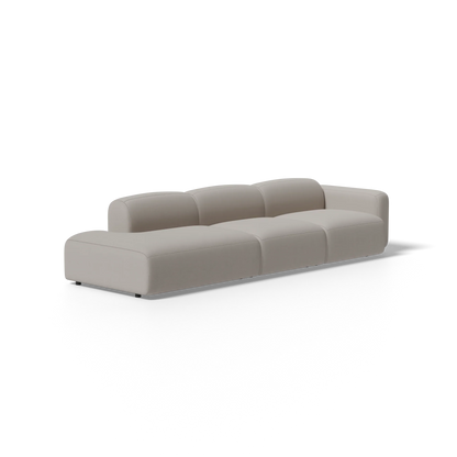 Three-Piece Soft Serve Sectional