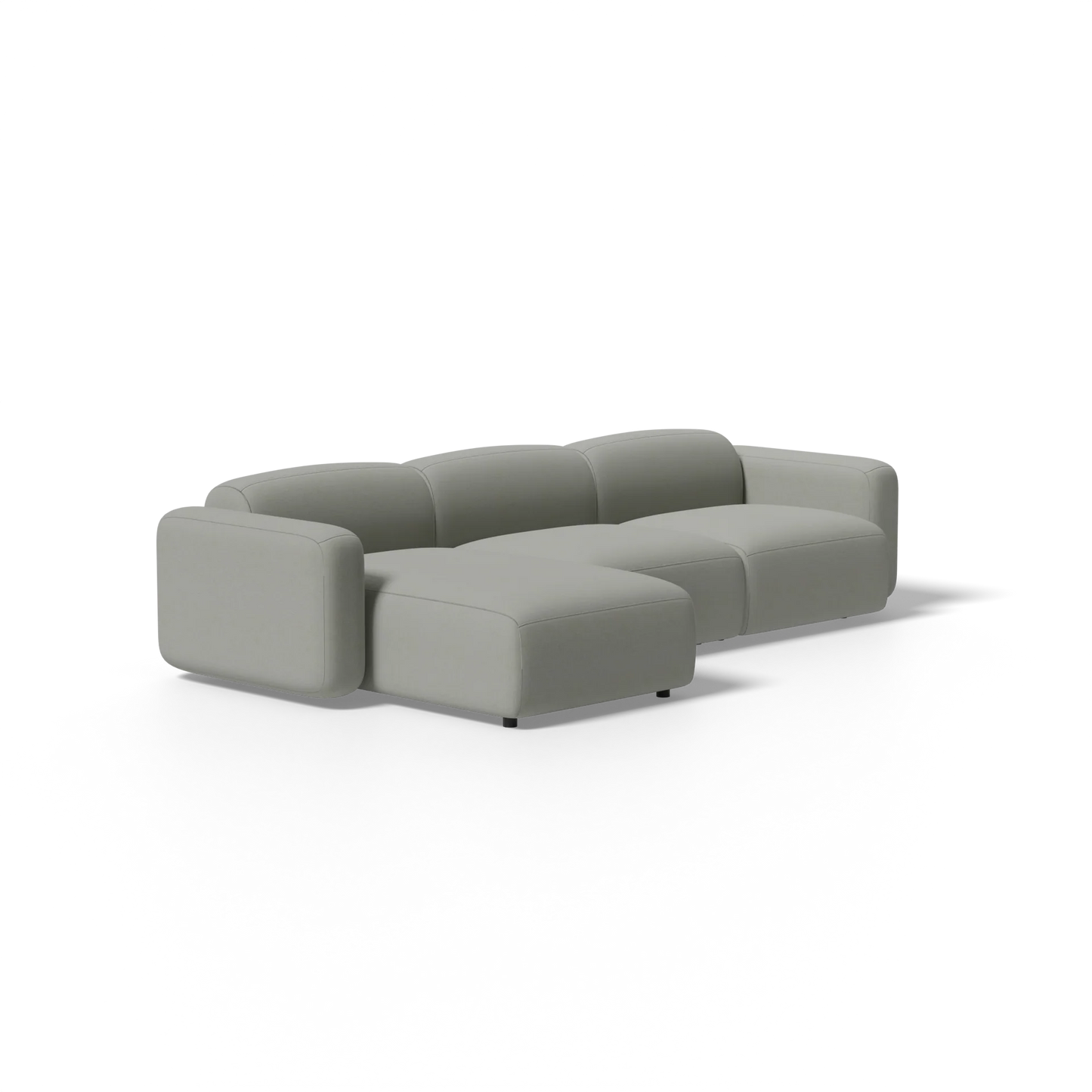 Three-Piece Soft Serve Sectional
