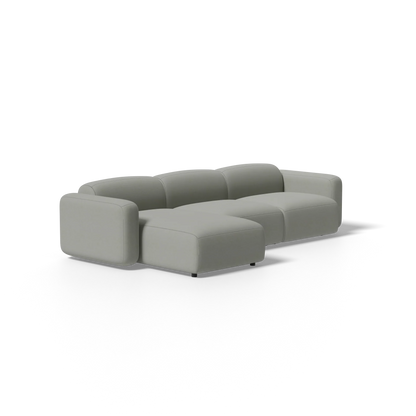 Three-Piece Soft Serve Sectional