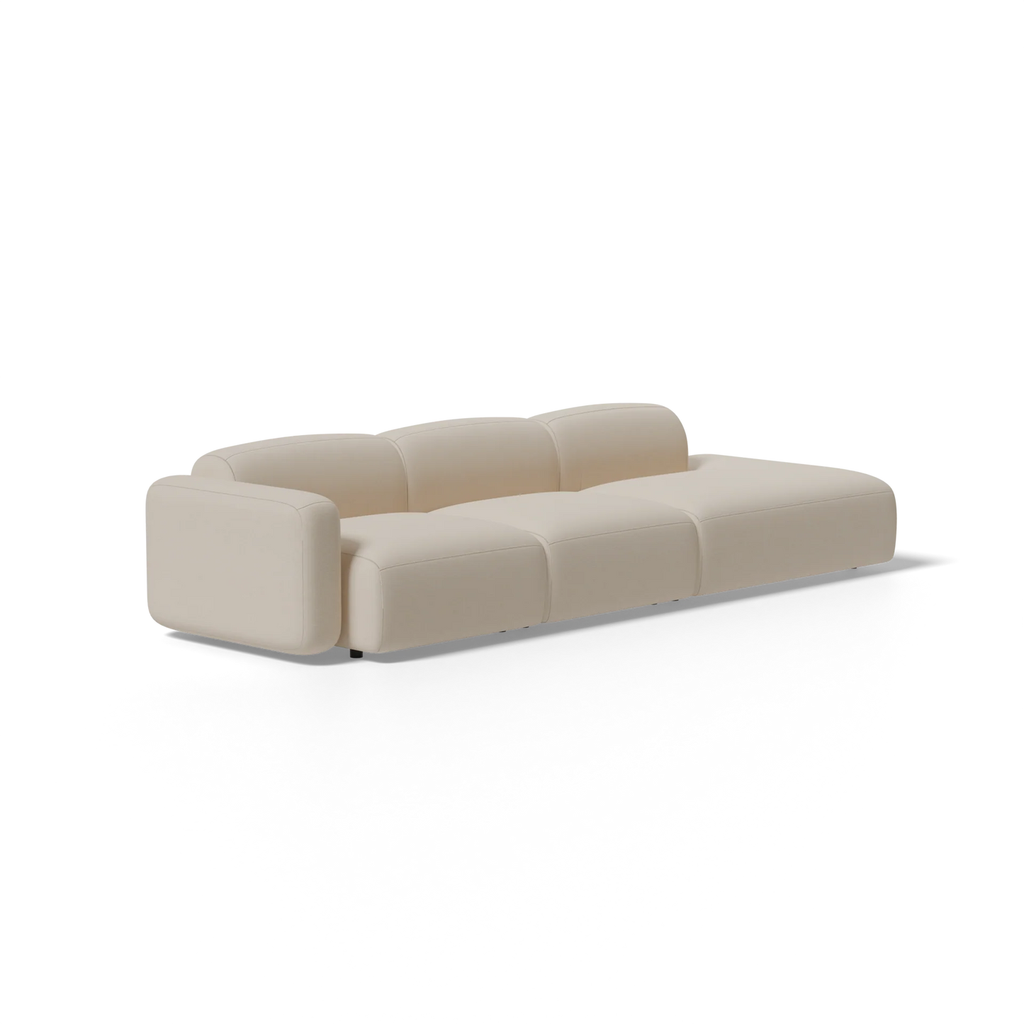 Three-Piece Soft Serve Sectional