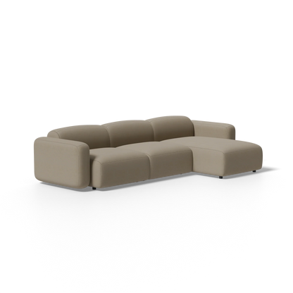 Three-Piece Soft Serve Sectional