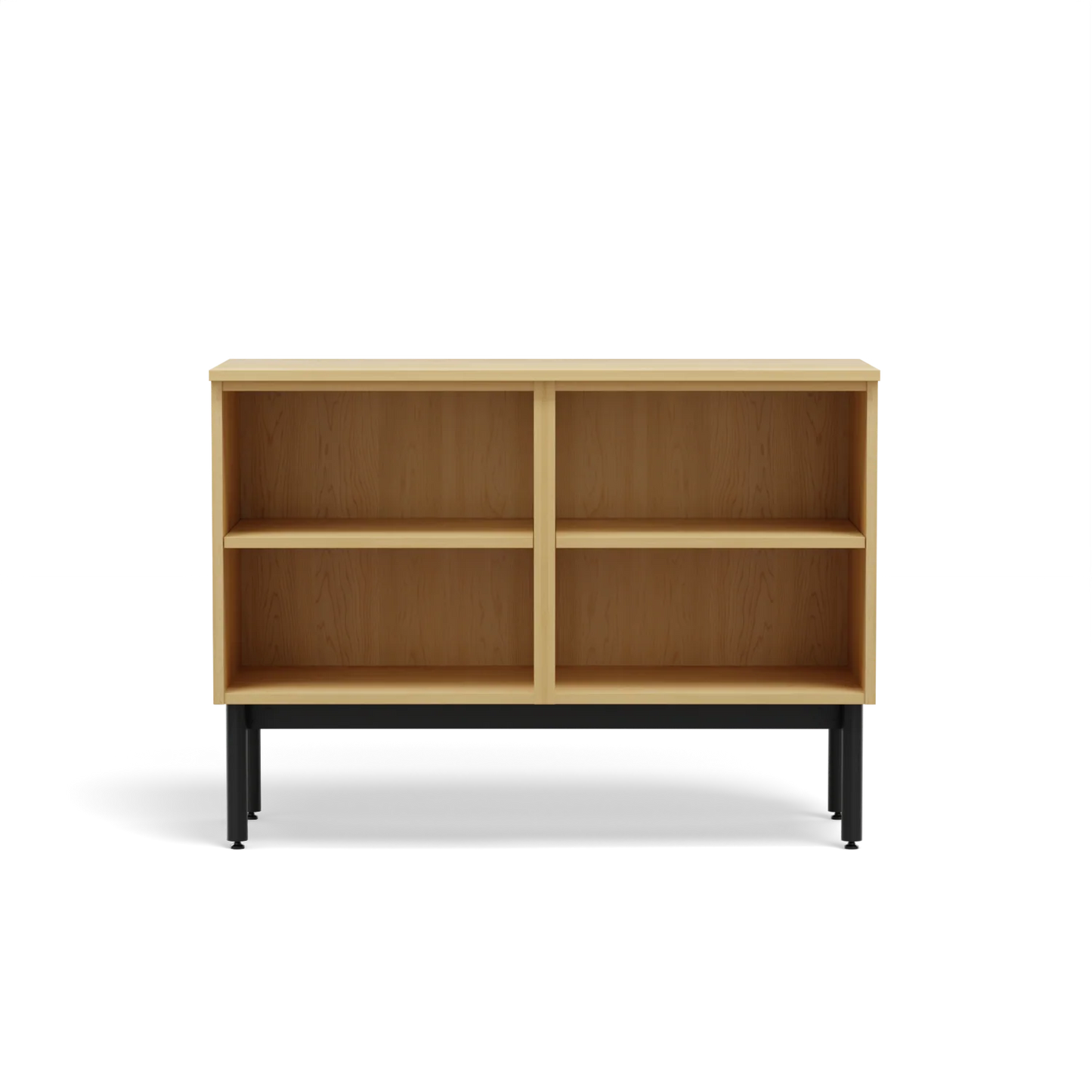 Two Unit Dresser - Two Open Shelf Unit Maple
