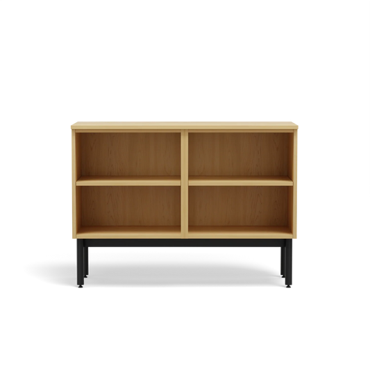 Two Unit Dresser - Two Open Shelf Unit Maple
