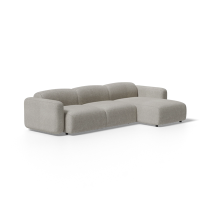 Three-Piece Soft Serve Sectional